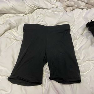 Black forever 21 biker shorts